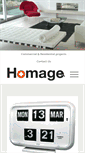 Mobile Screenshot of homage.co.nz